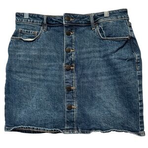 Old Navy Blue Mini Pencil Skirt